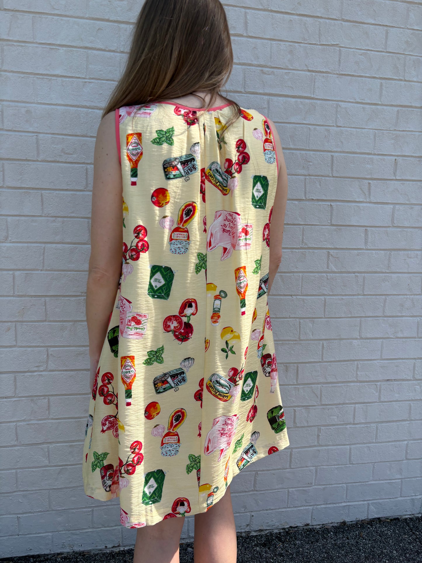 Grocery Pocket Shift Dress