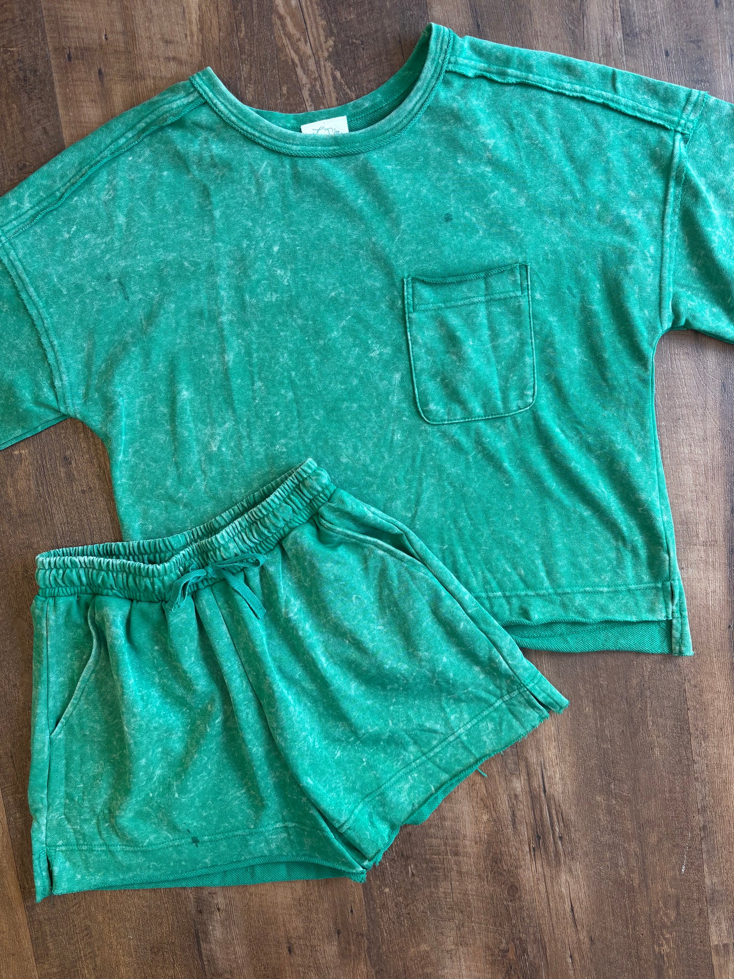 Mazzy Mineral Washed Green Set