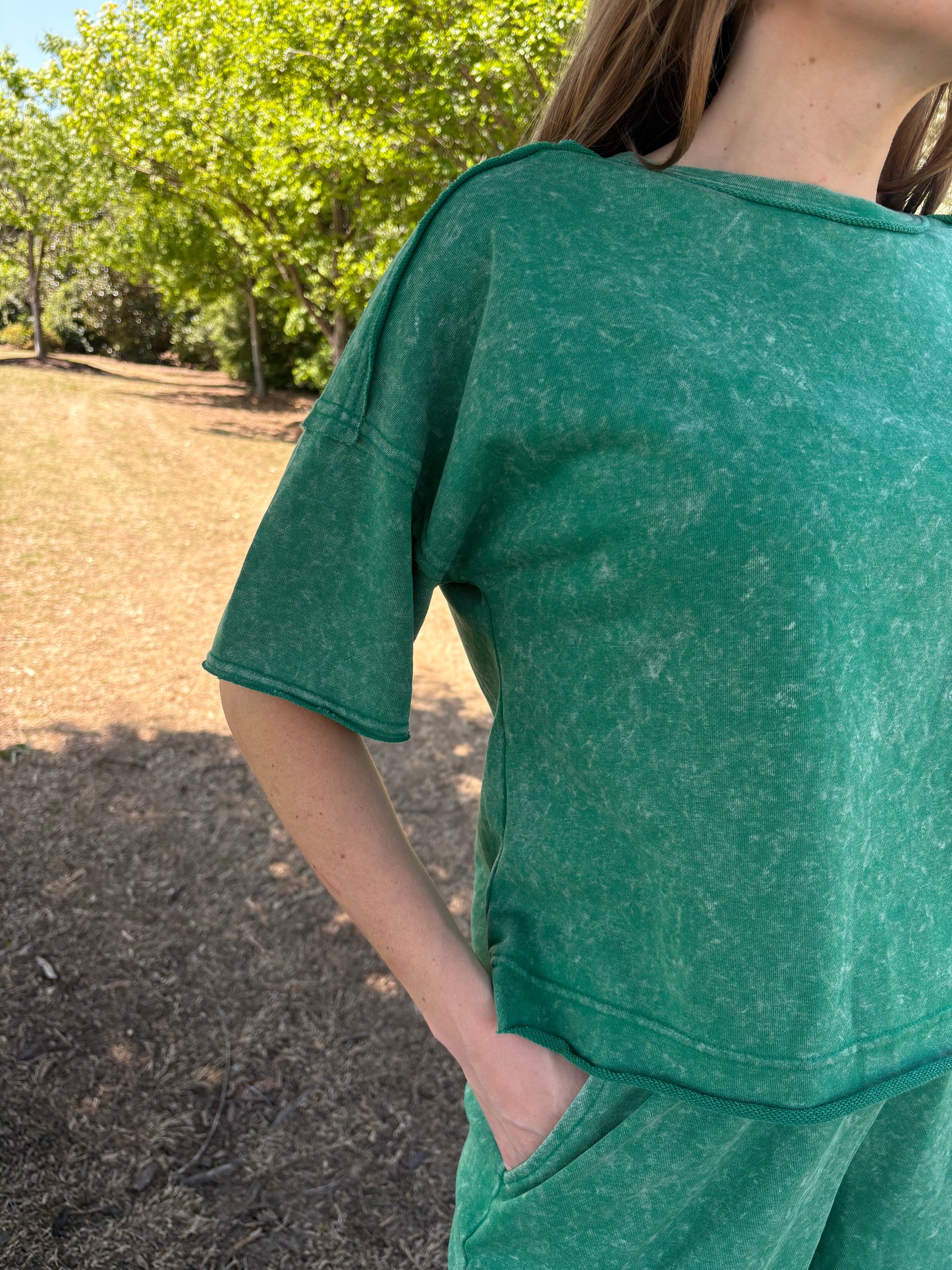 Mazzy Mineral Washed Green Set