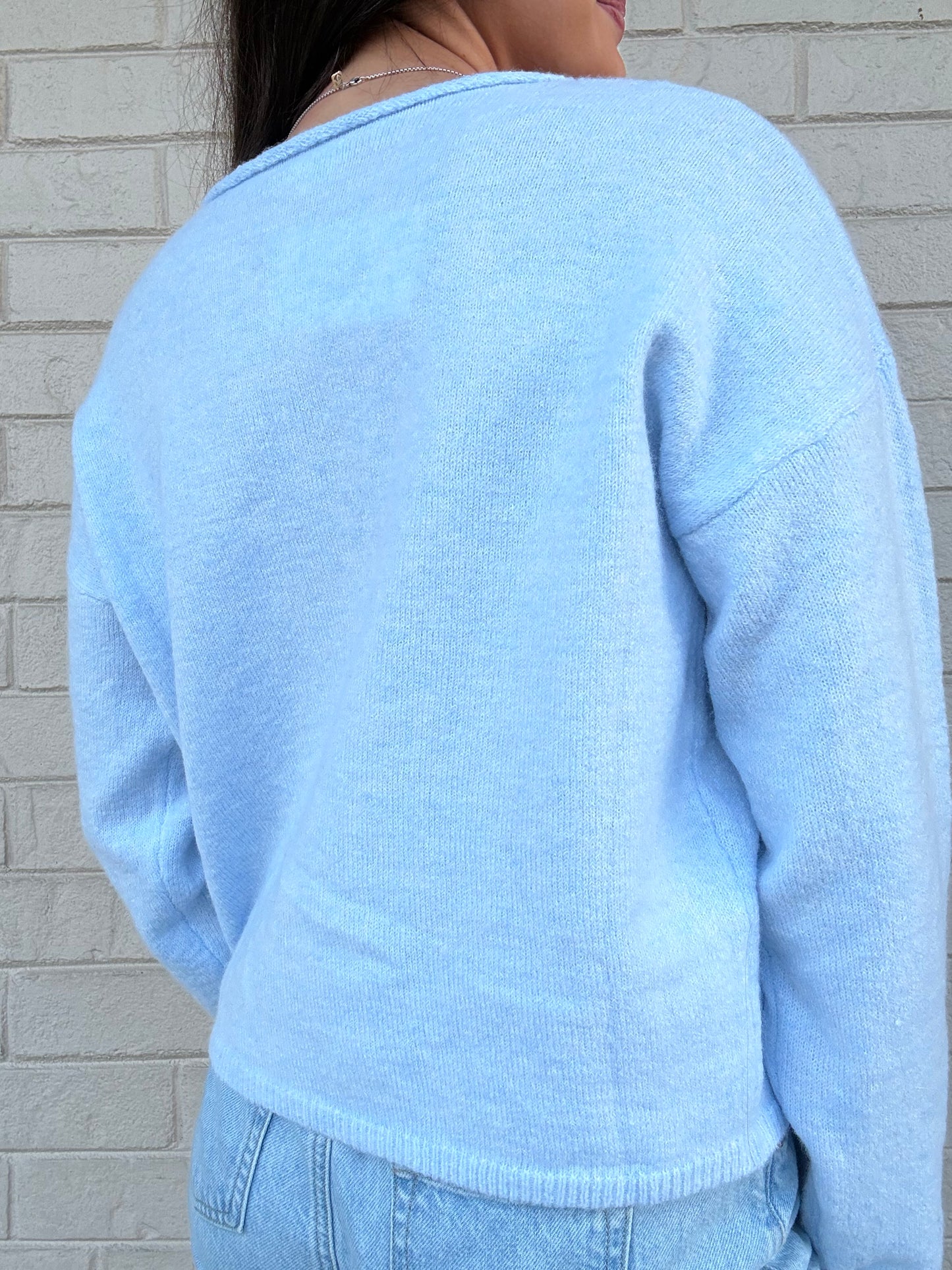 Jacie Baby Blue Cardigan