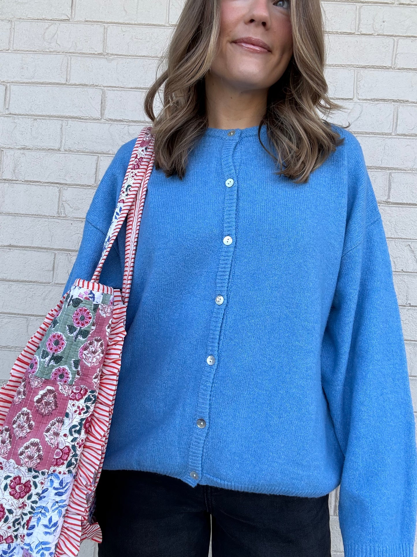 Maeve Teal Cardigan
