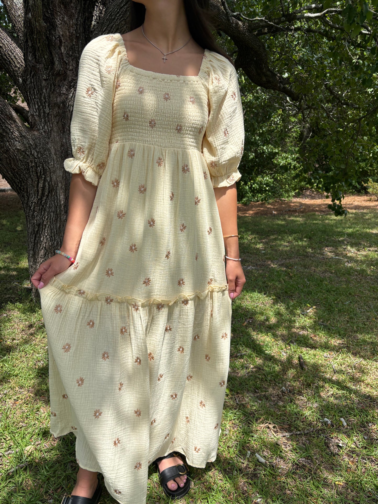 Bailey Embroidered Maxi