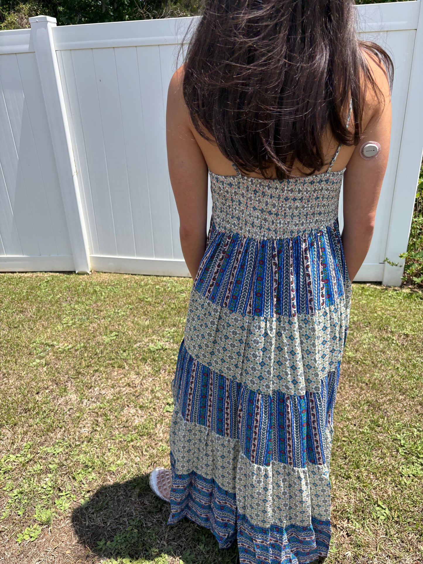 Salt Air Colorblock Maxi Dress