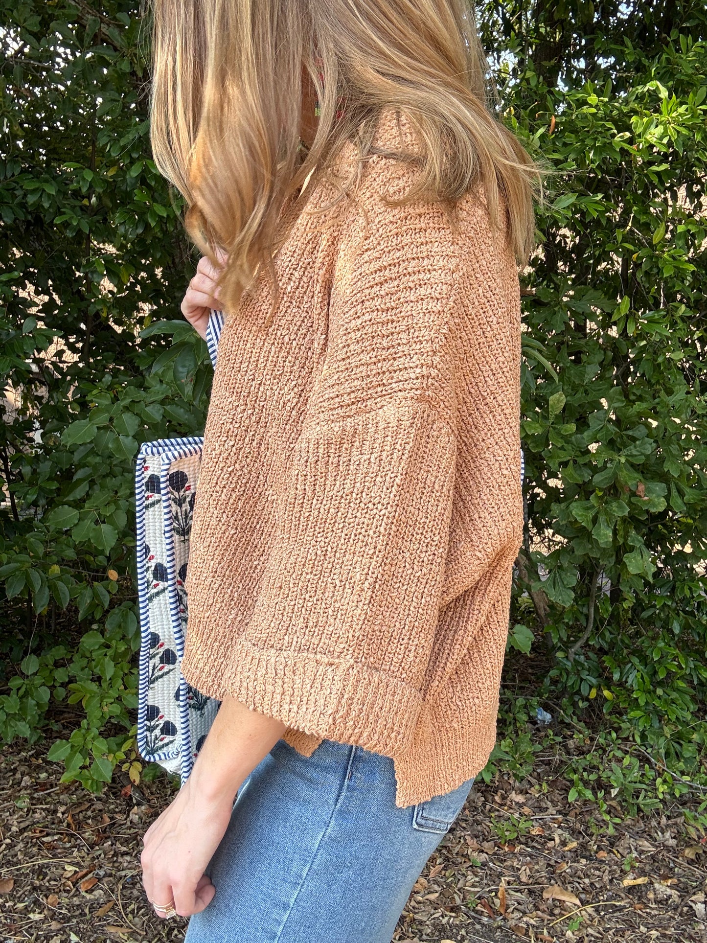 Wren Tan Sweater Top