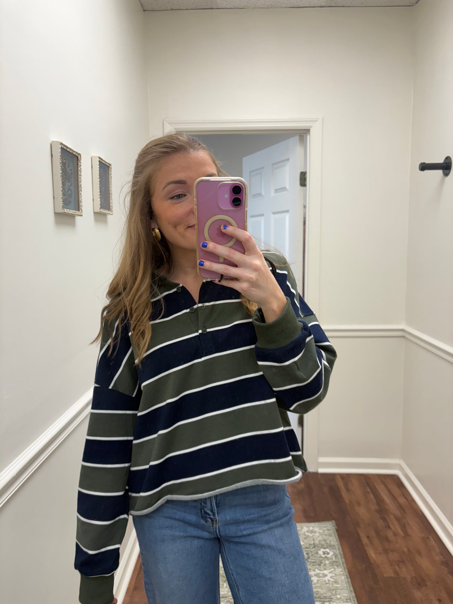 Rugby Polo Long Sleeve Top