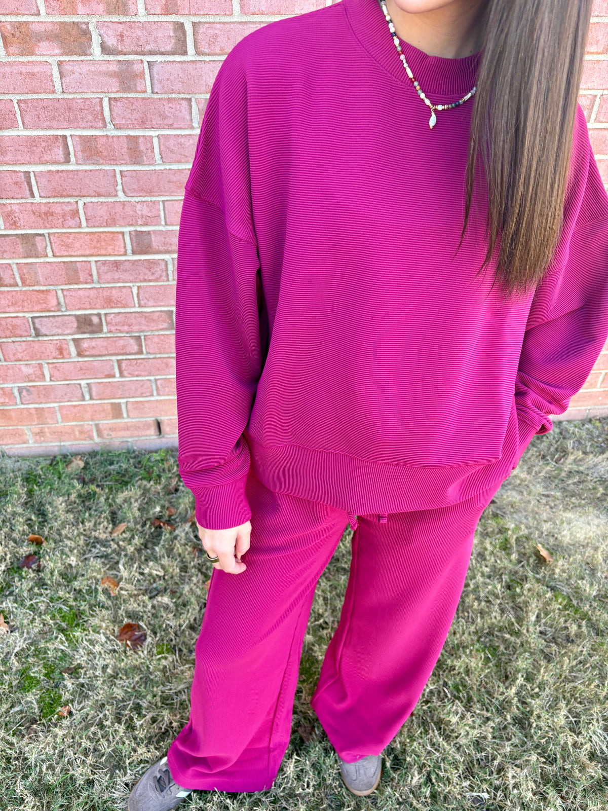 Brooke Ribbed Matching Pants Sets