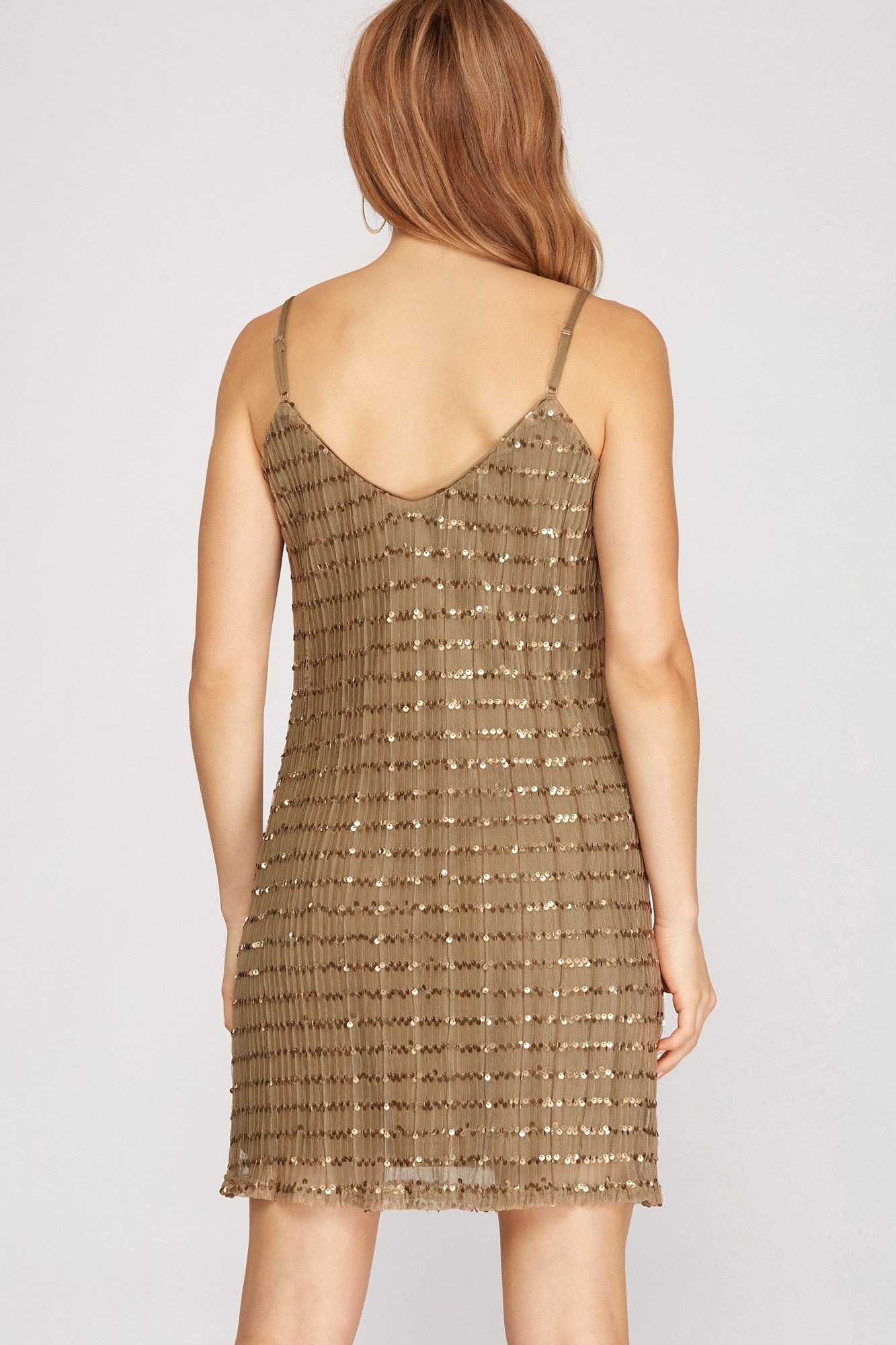 Gold Rush Sequin Mini Dress