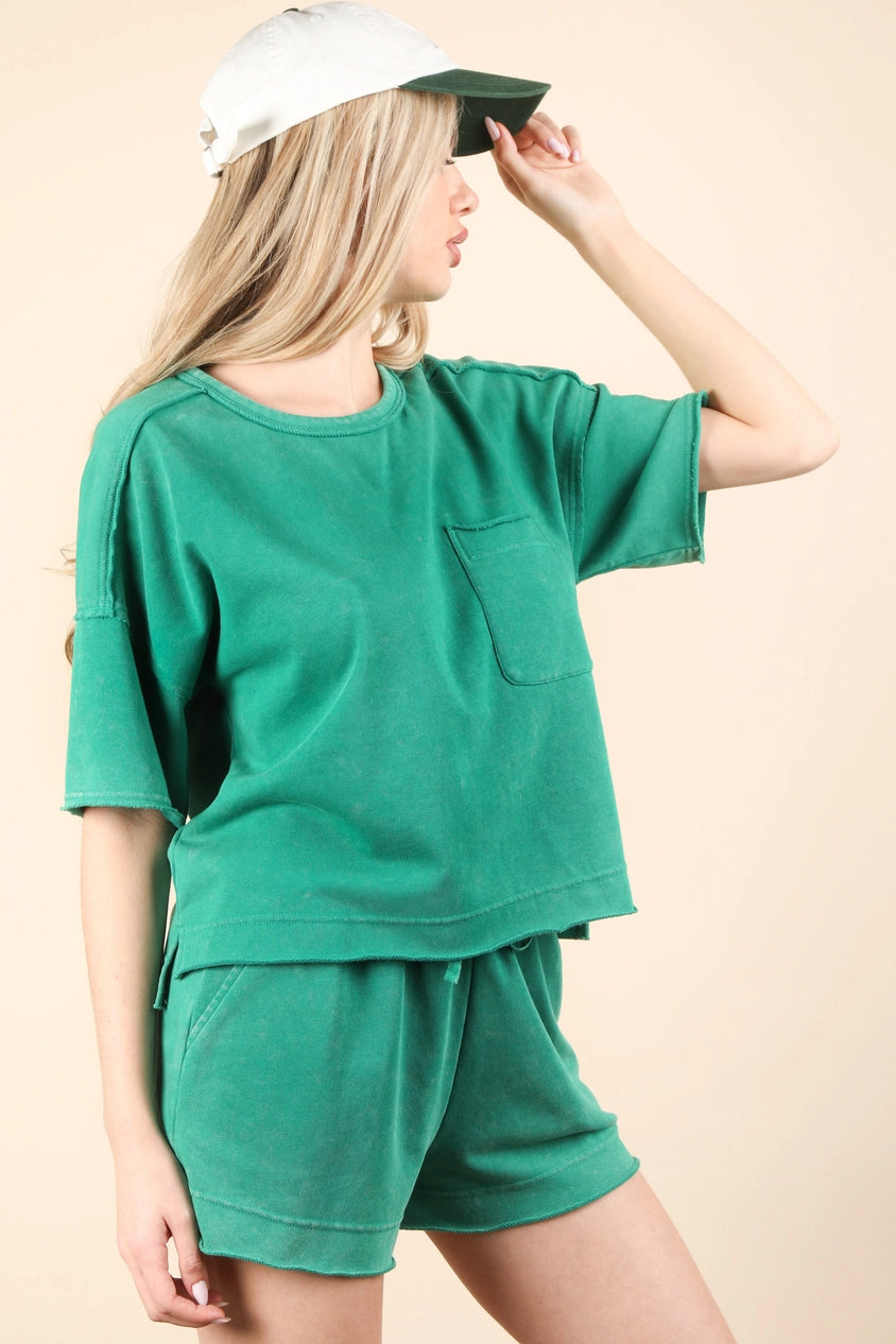 Mazzy Mineral Washed Green Set