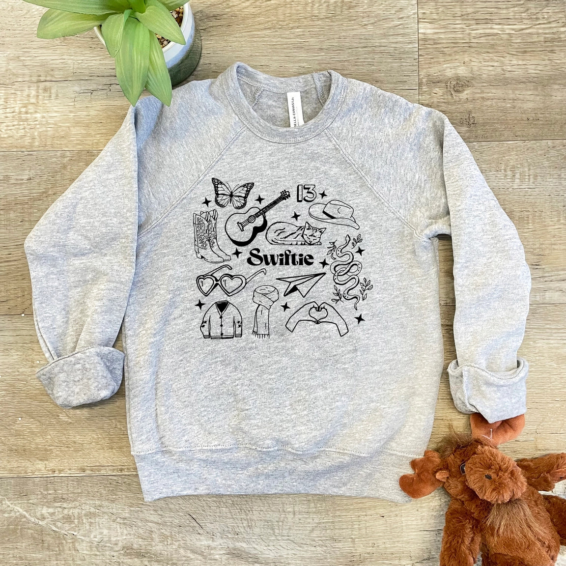 Eras Collage Kids Sweatshirt