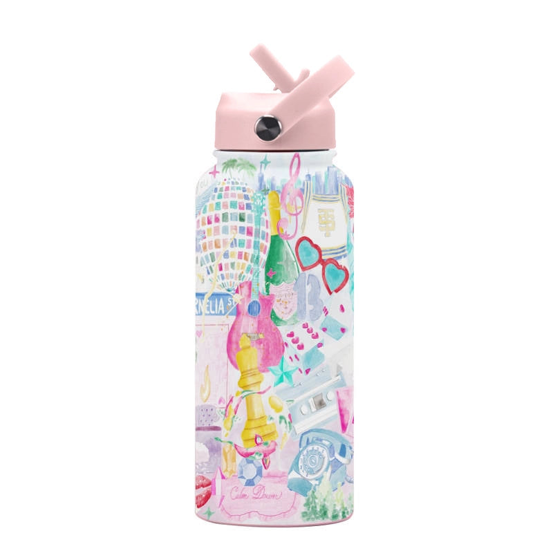 32oz Insulated Eras Water Bottle