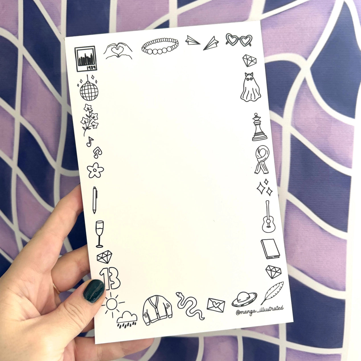 Eras Color-in Doodle Notepad