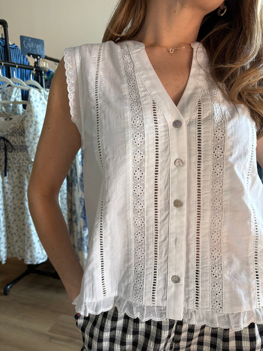 Emory Lace Cotton Top
