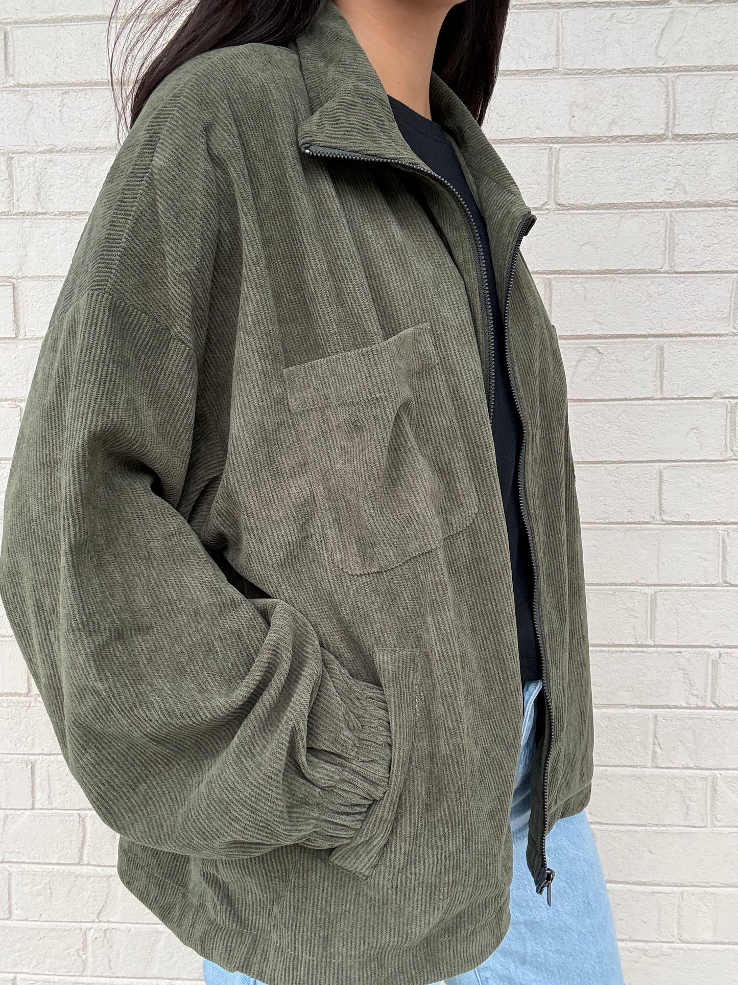 Olive Corduroy Jacket