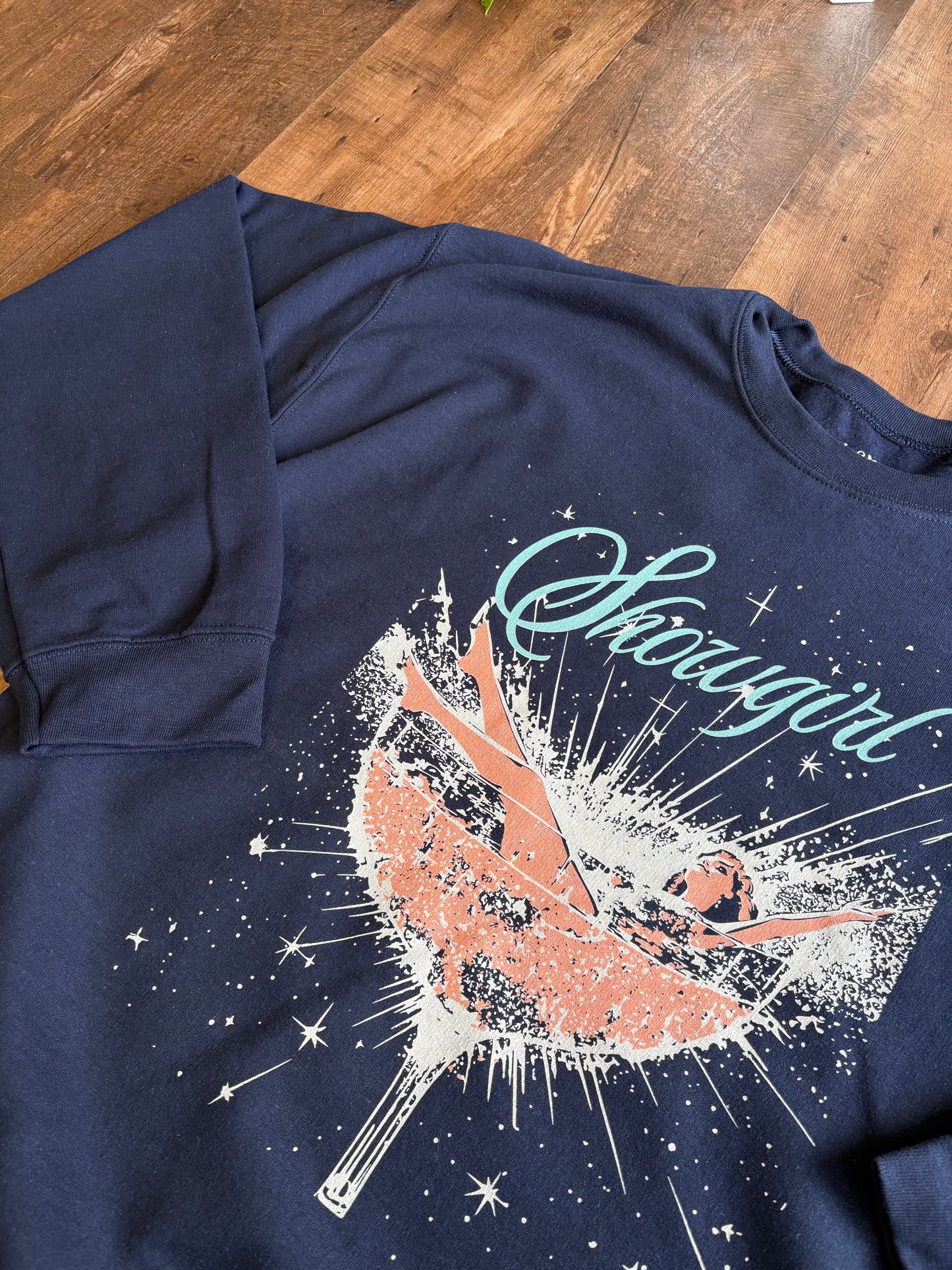 Showgirl Navy Crewneck