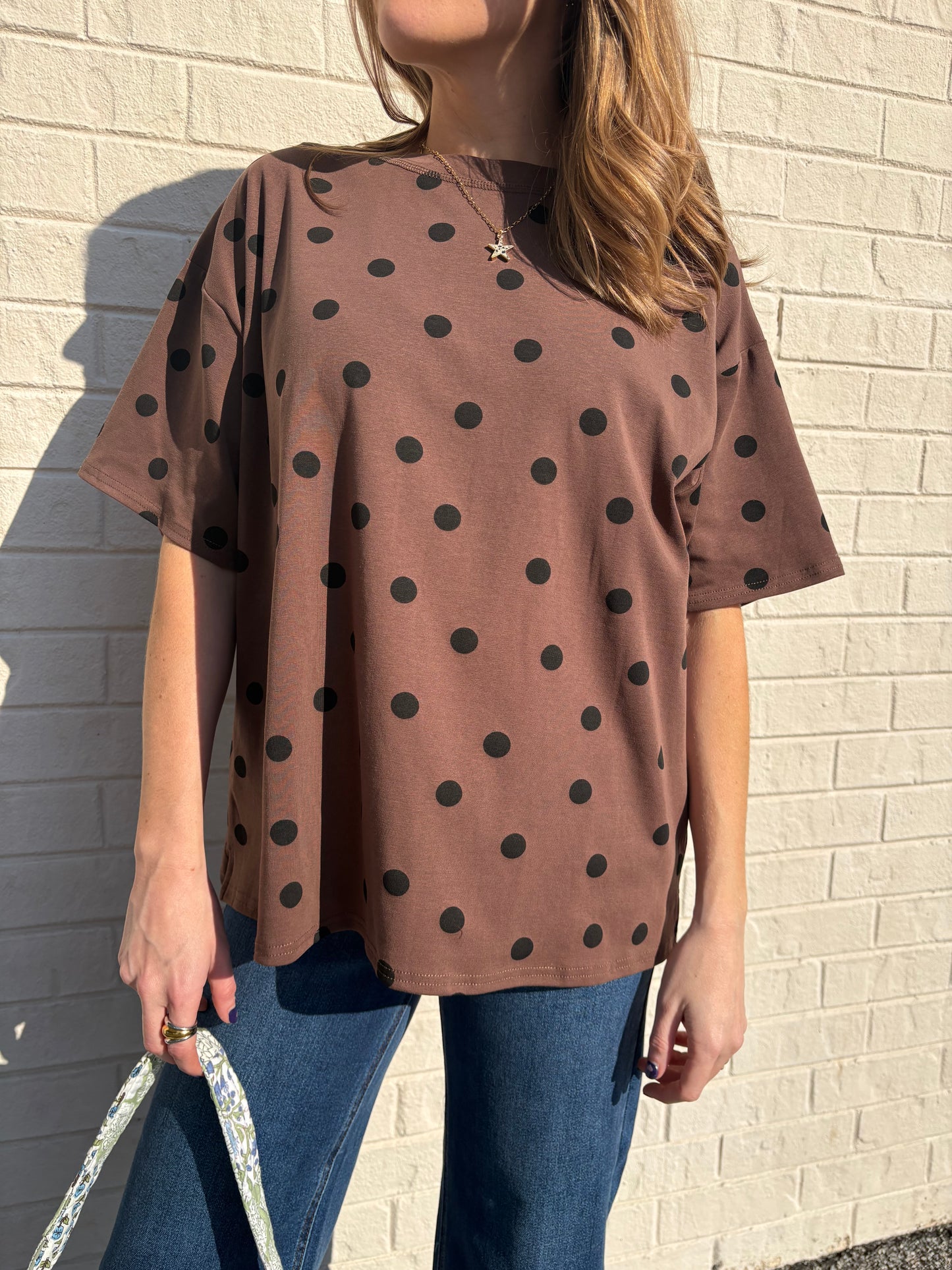 Espresso Polkadot Tee