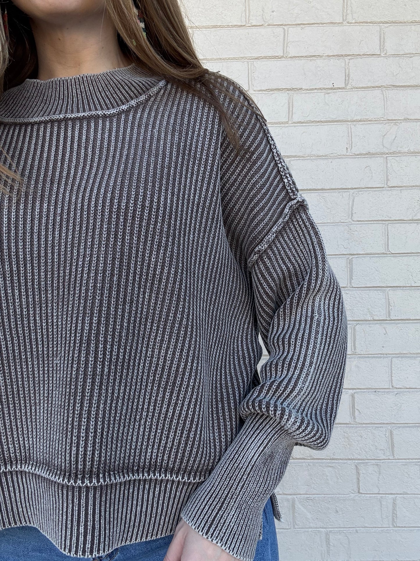 Ophelia Mocha Sweater