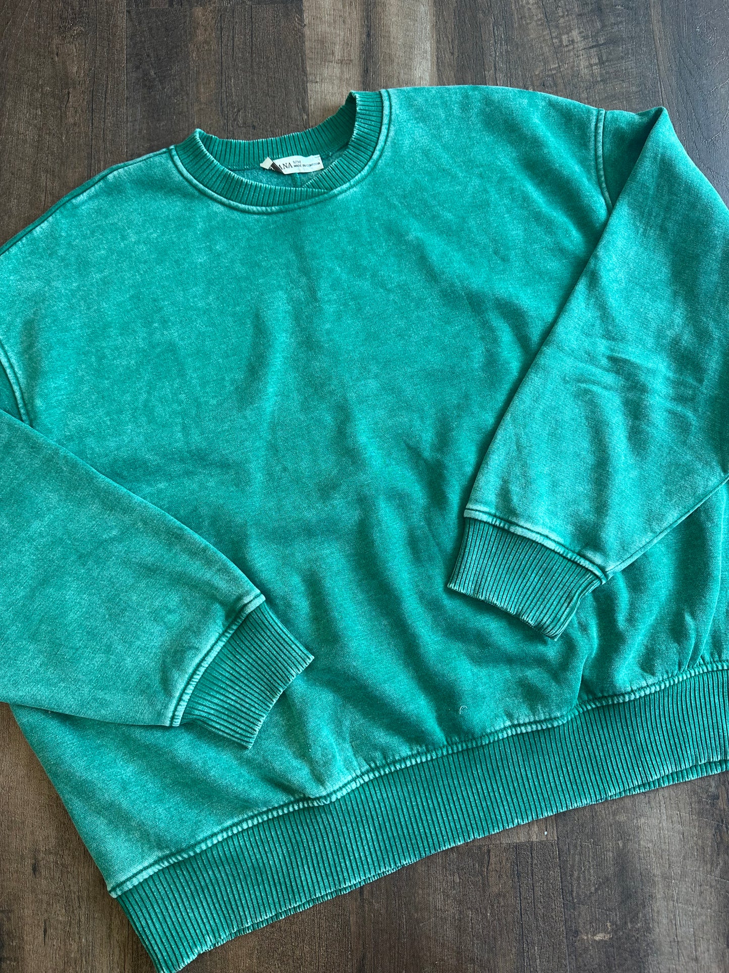 Nina Forest Washed Pullover
