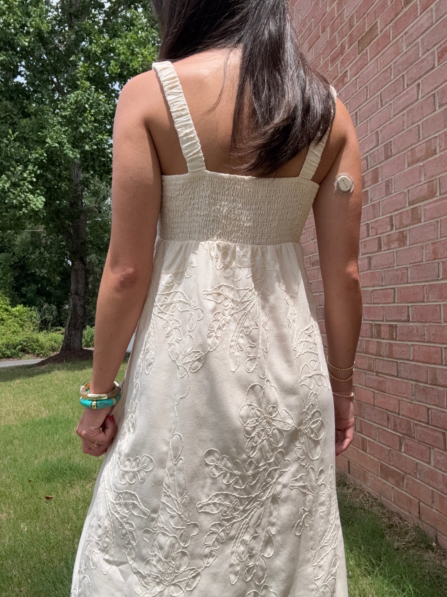 Lydia Textured Midi Dress