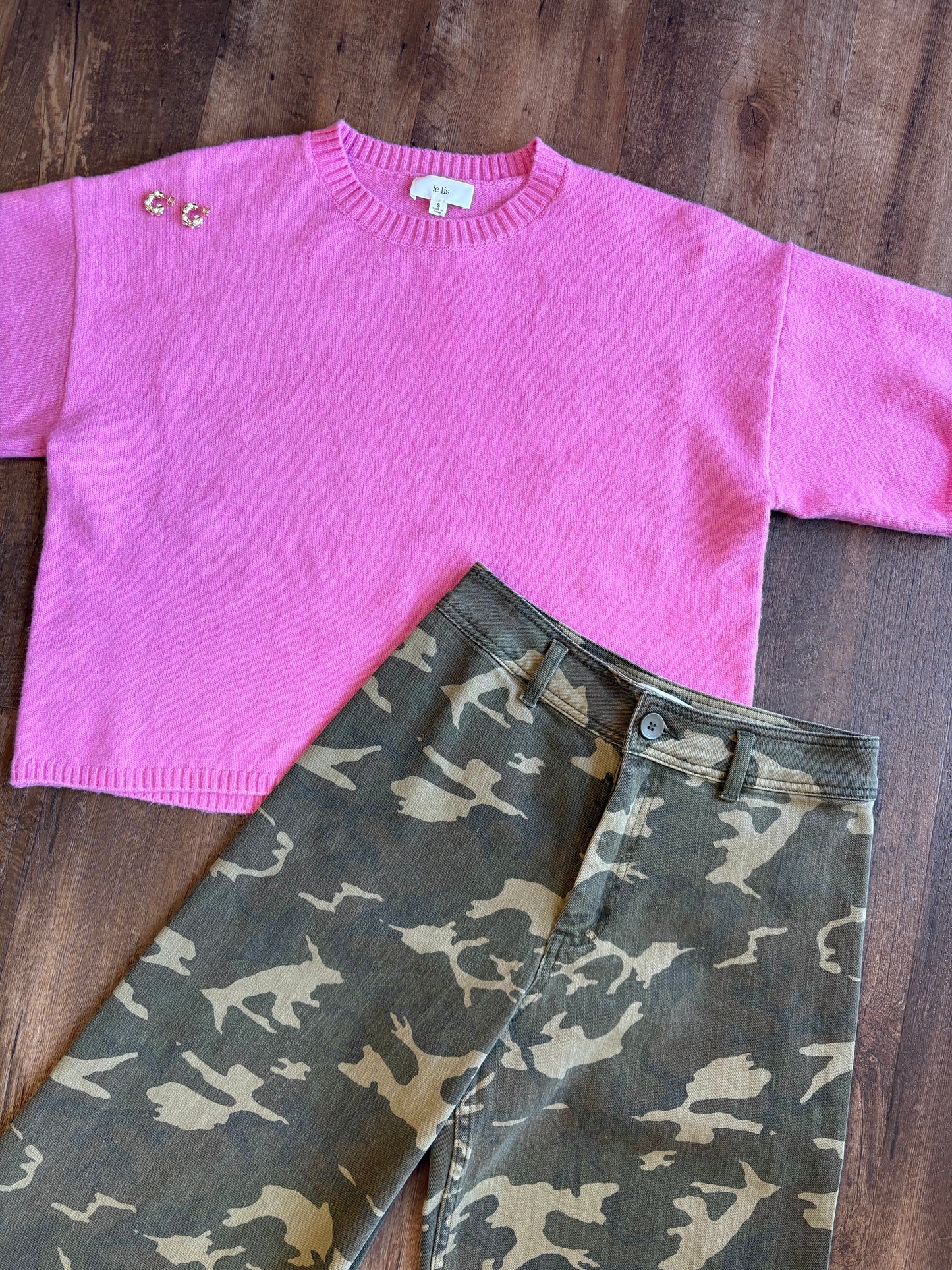 Angel Pink Sweater Top