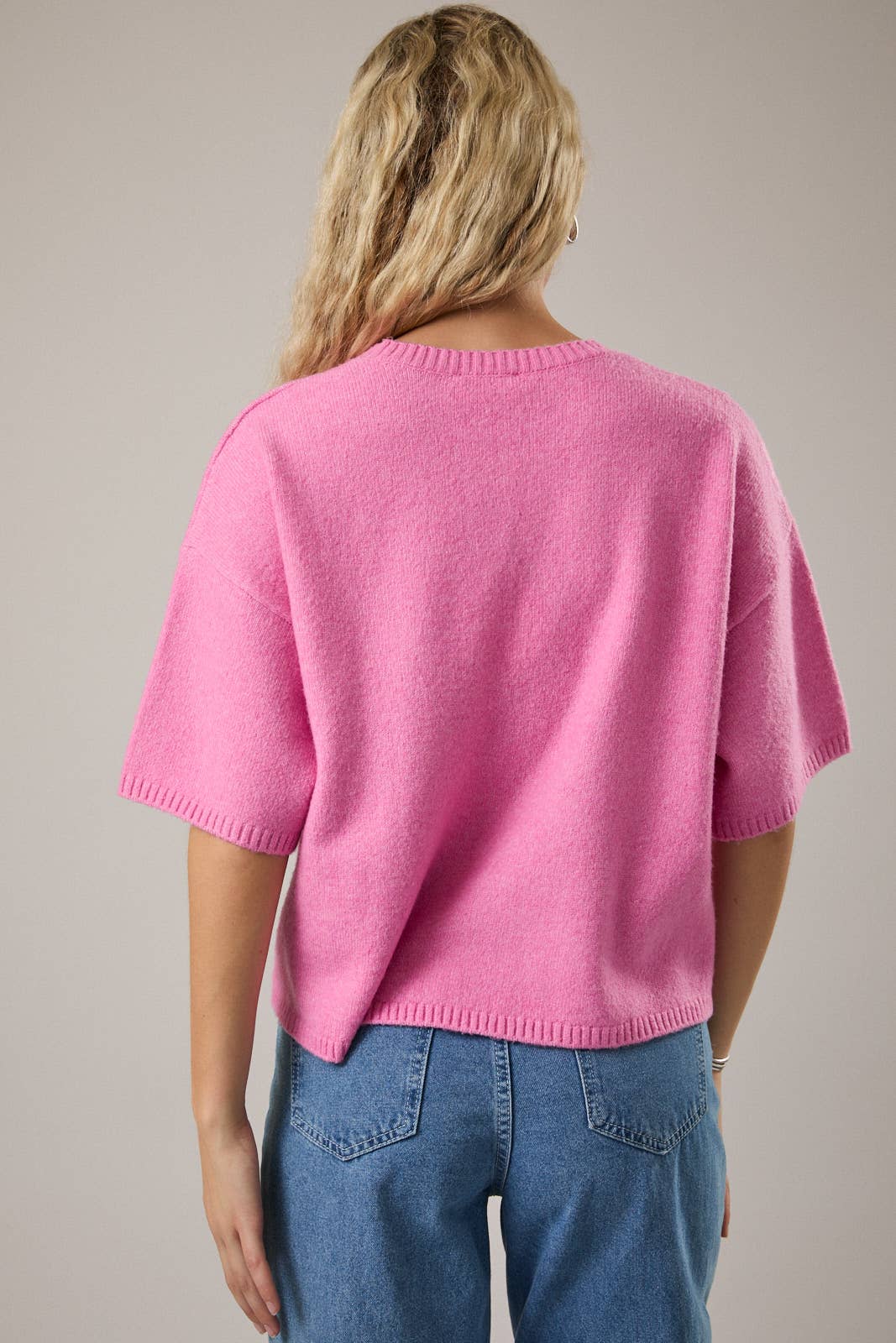 Angel Pink Sweater Top