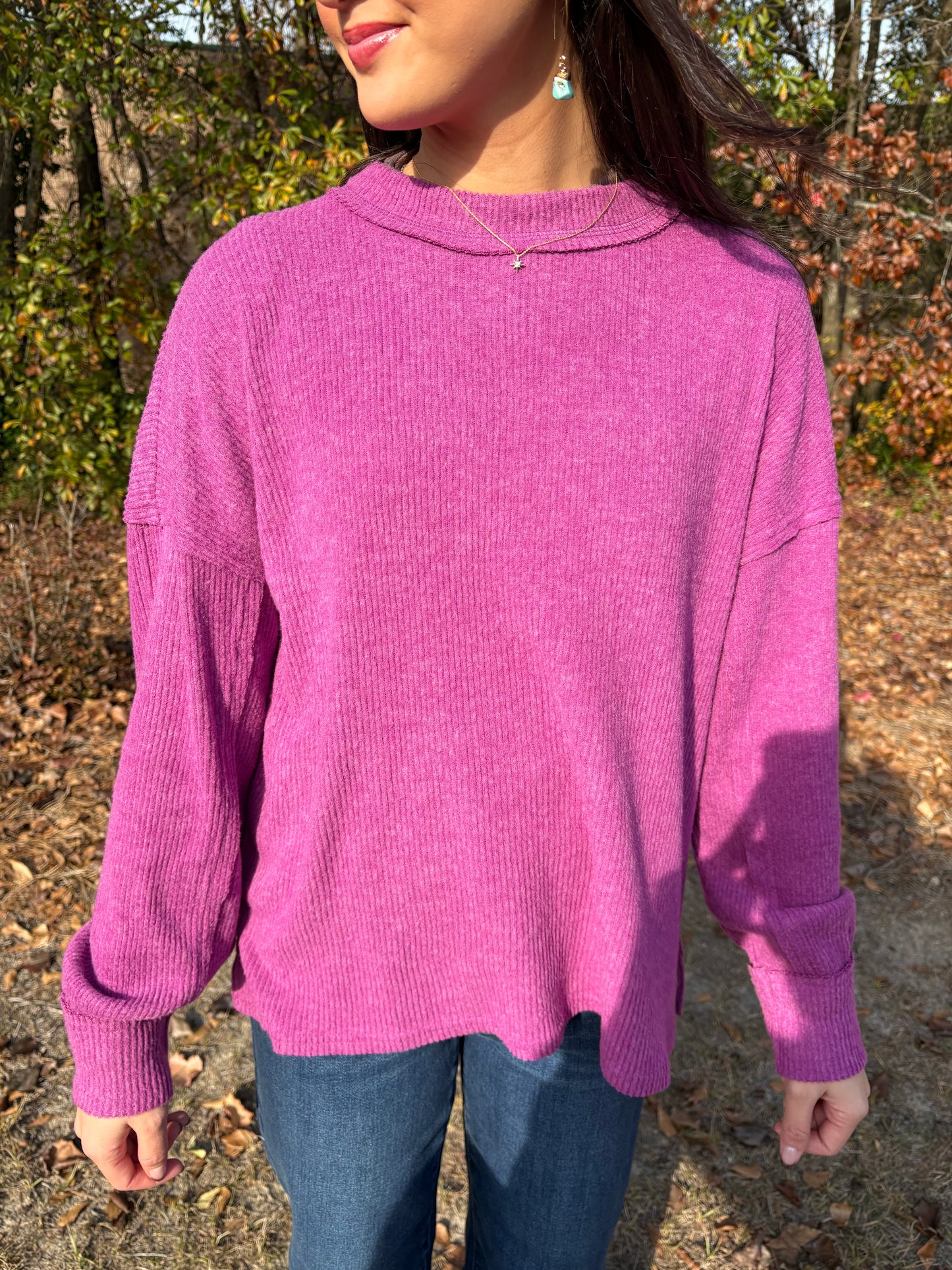 Teddy Ribbed Hacci Sweaters