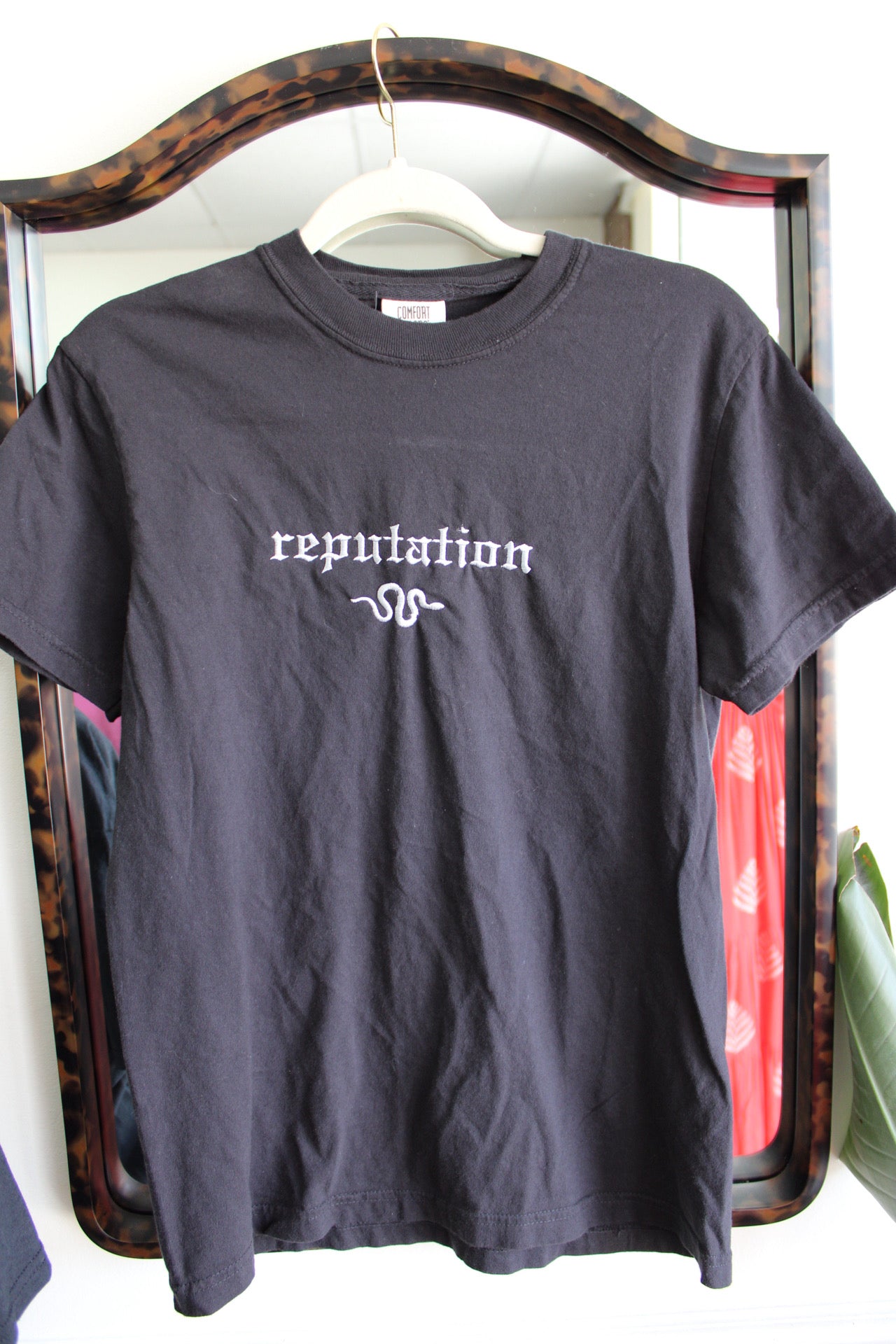 Black Rep Embroidered Tee