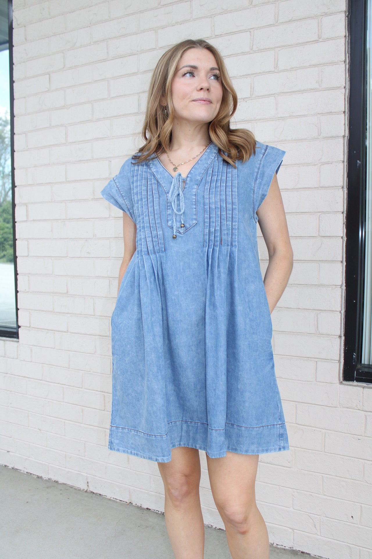 Our Song Denim Dress