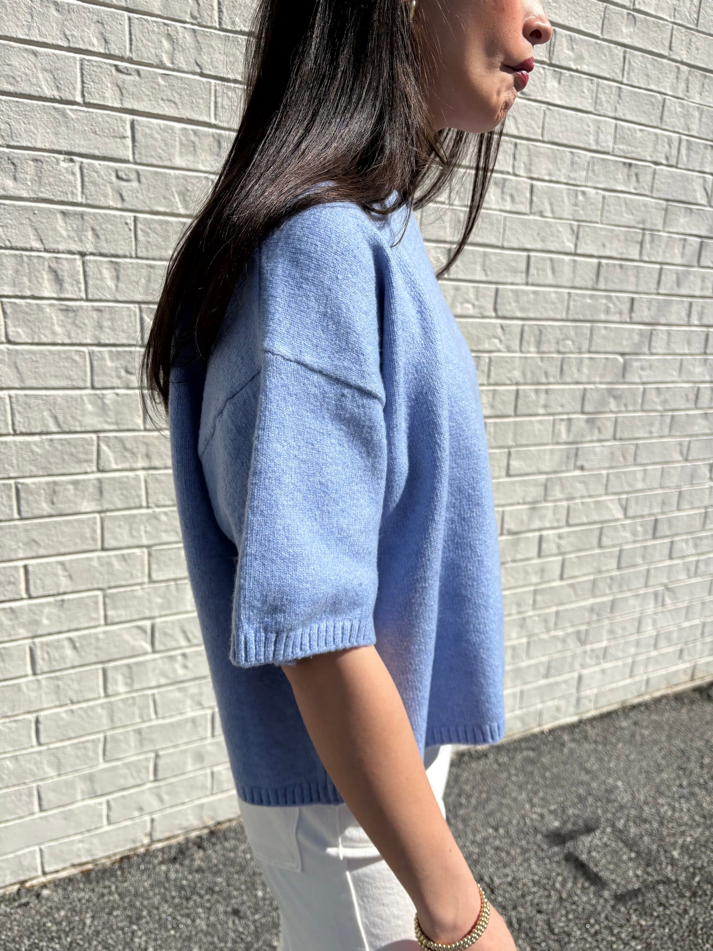 Angel Blue Sweater Top