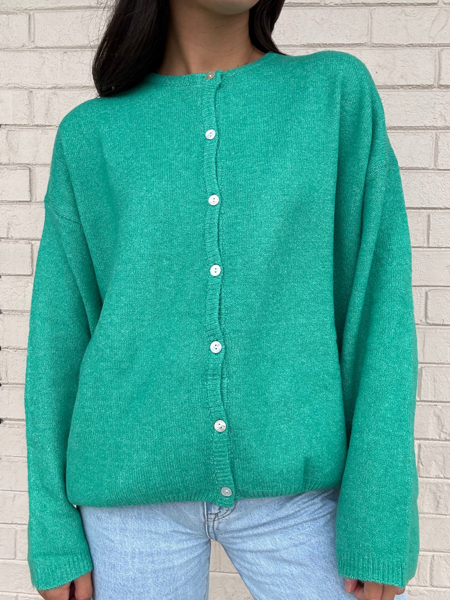 Maeve Green Cardigan