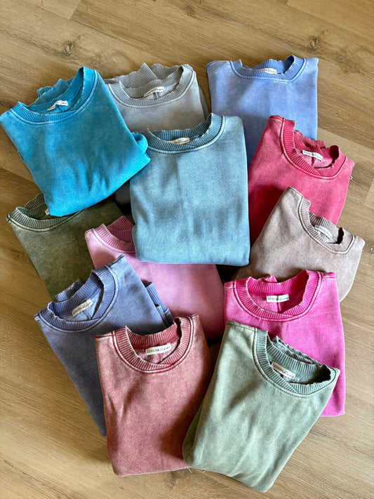 Nina Washed Pullovers