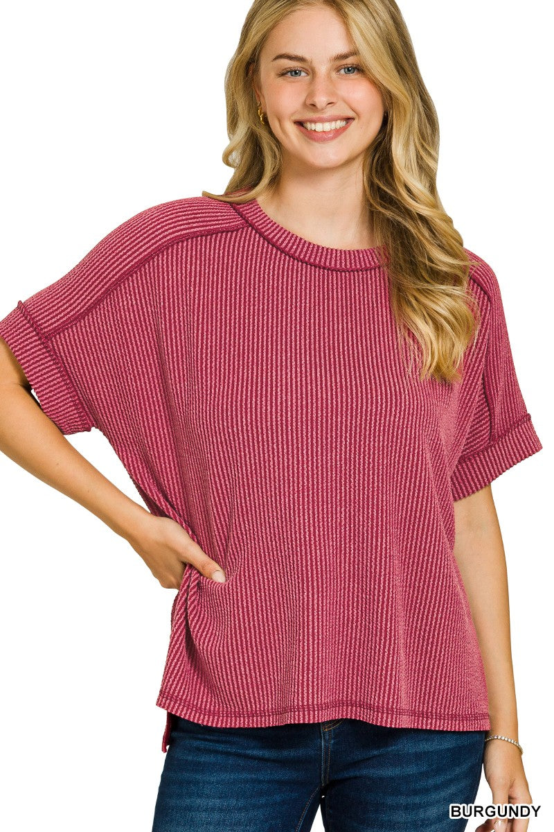 Lauren Raised Rib Tops