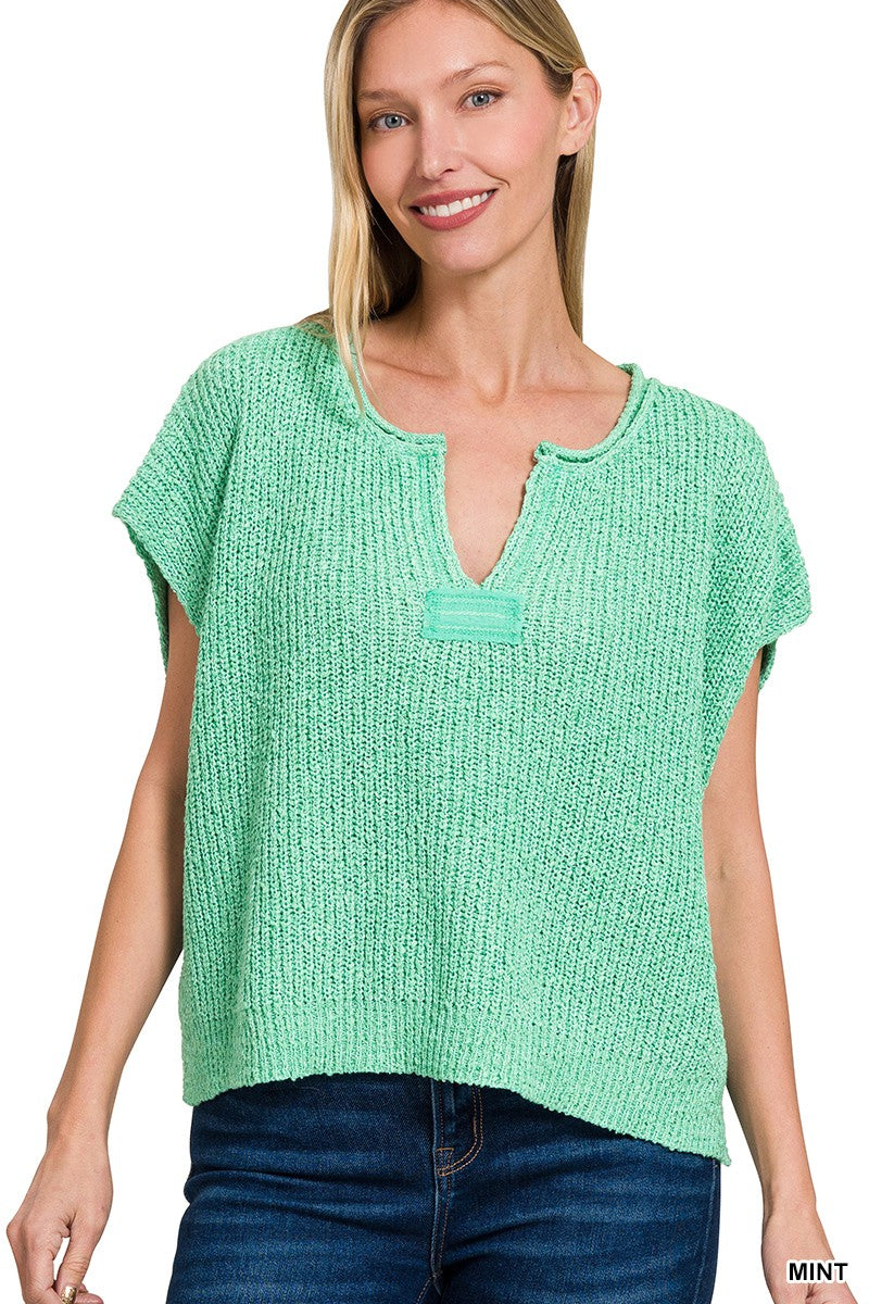 Jules Mint Sweater Top