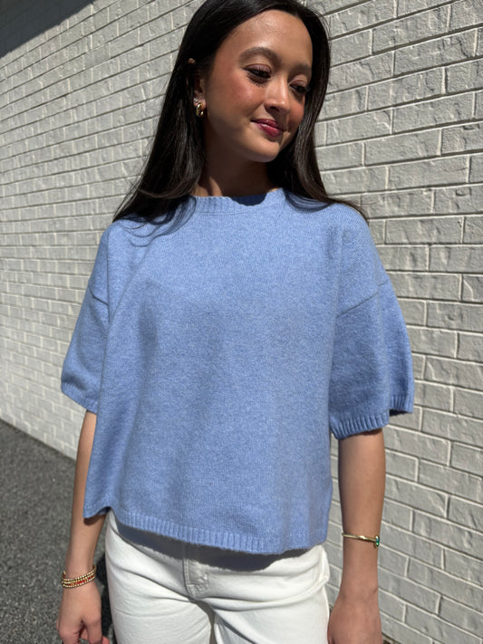 Angel Blue Sweater Top