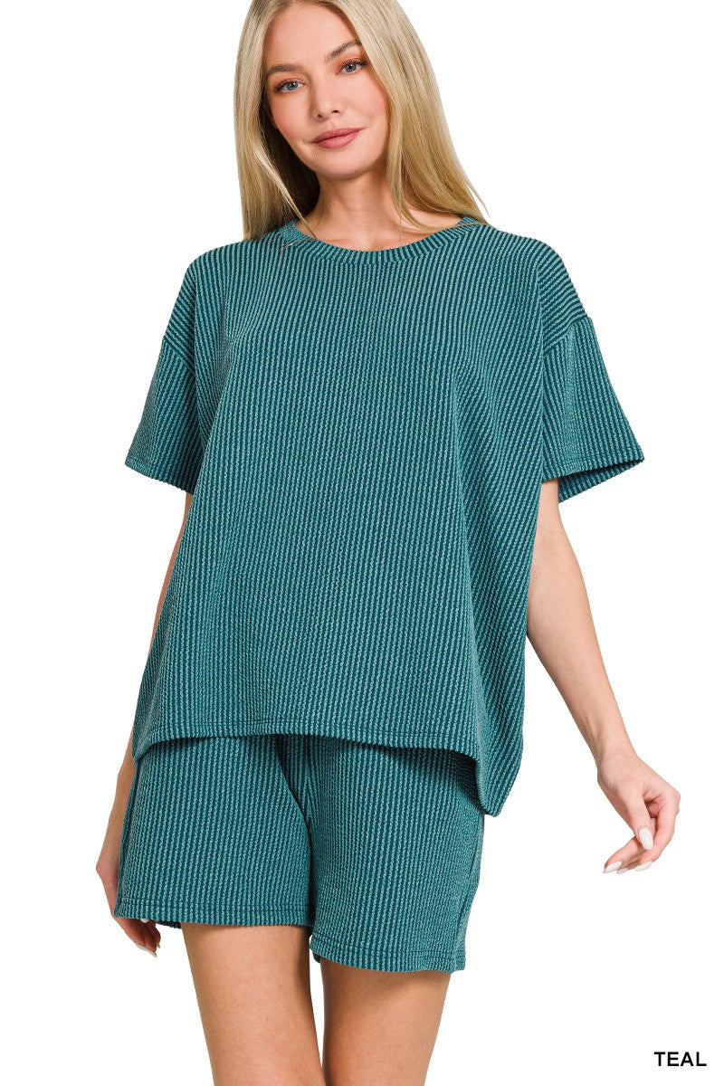 Jamie Raised Ribbed Matching Sets