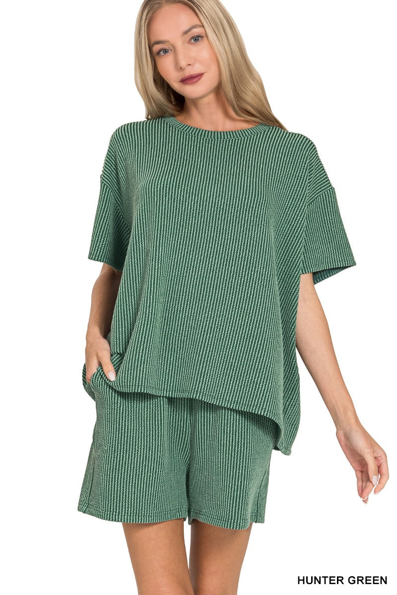 Jamie Raised Ribbed Matching Sets
