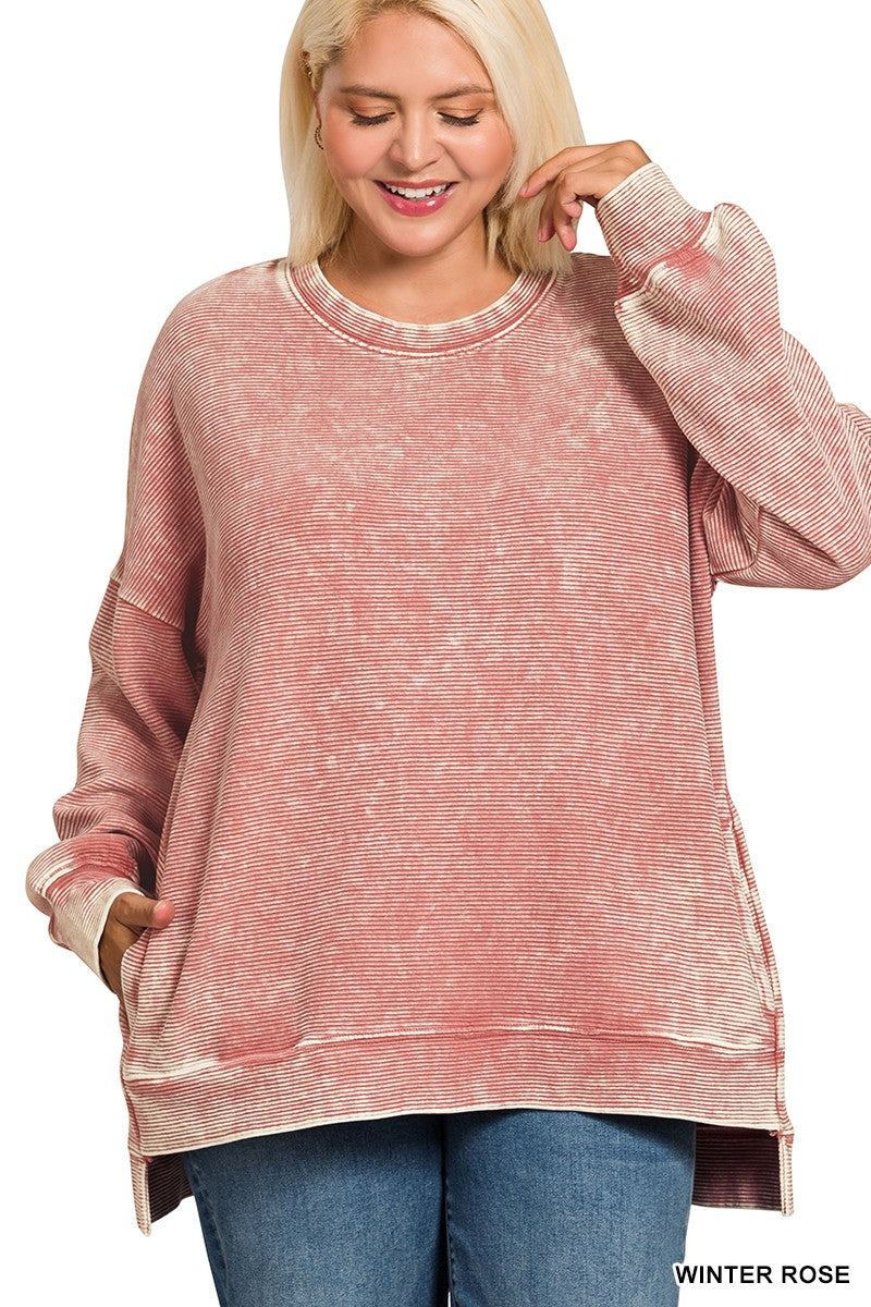 Bobbi Rose Ribbed Pullover
