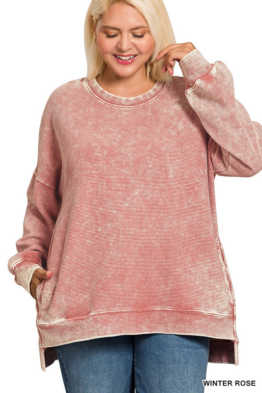 Bobbi Rose Ribbed Pullover