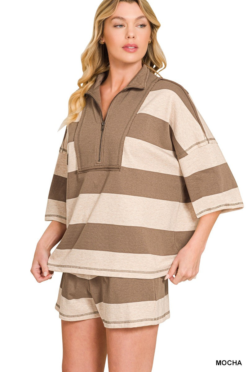 Mocha Rugby Matching Set