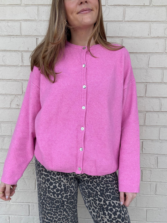 Maeve Pink Cardigan