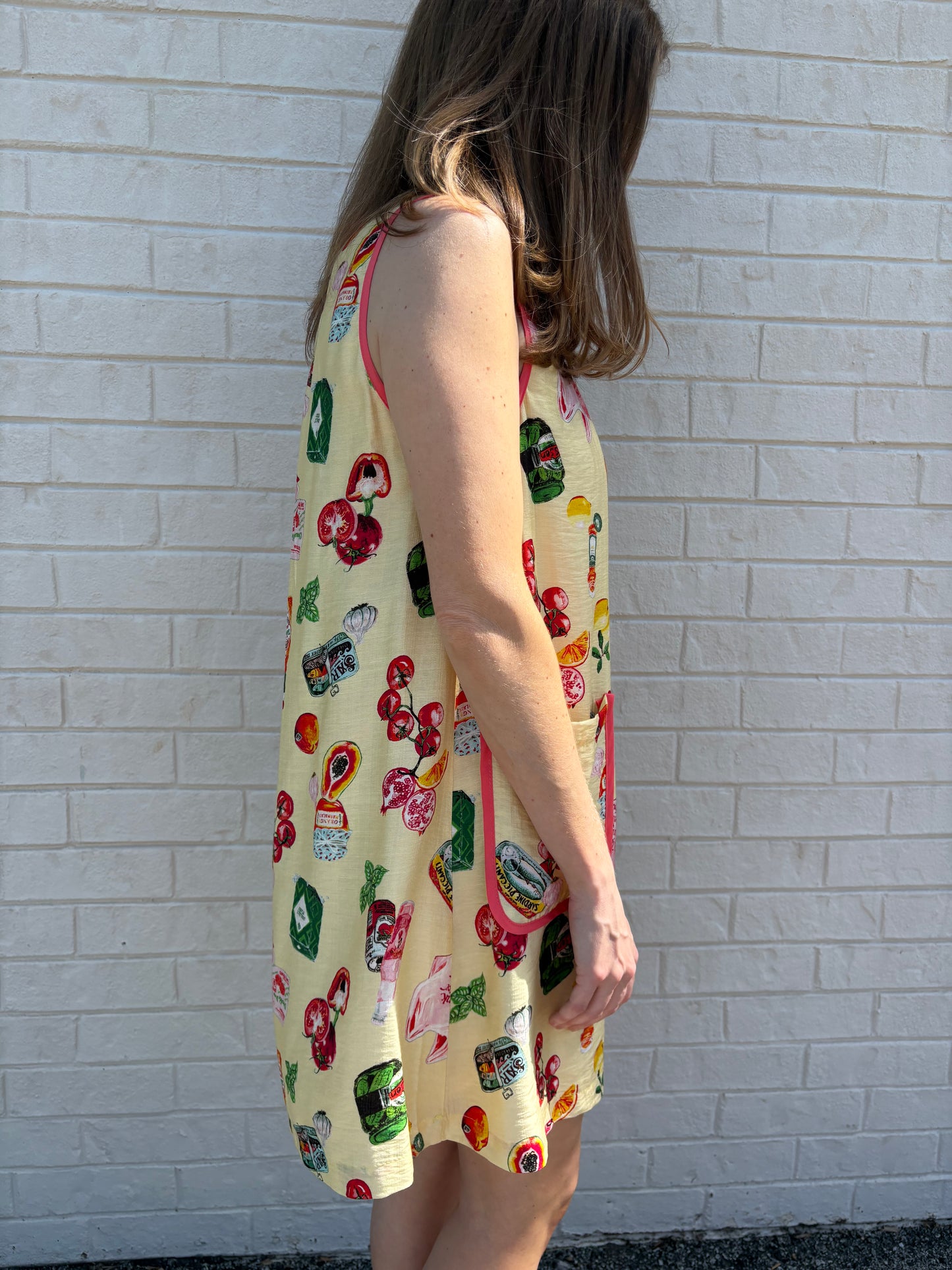 Grocery Pocket Shift Dress