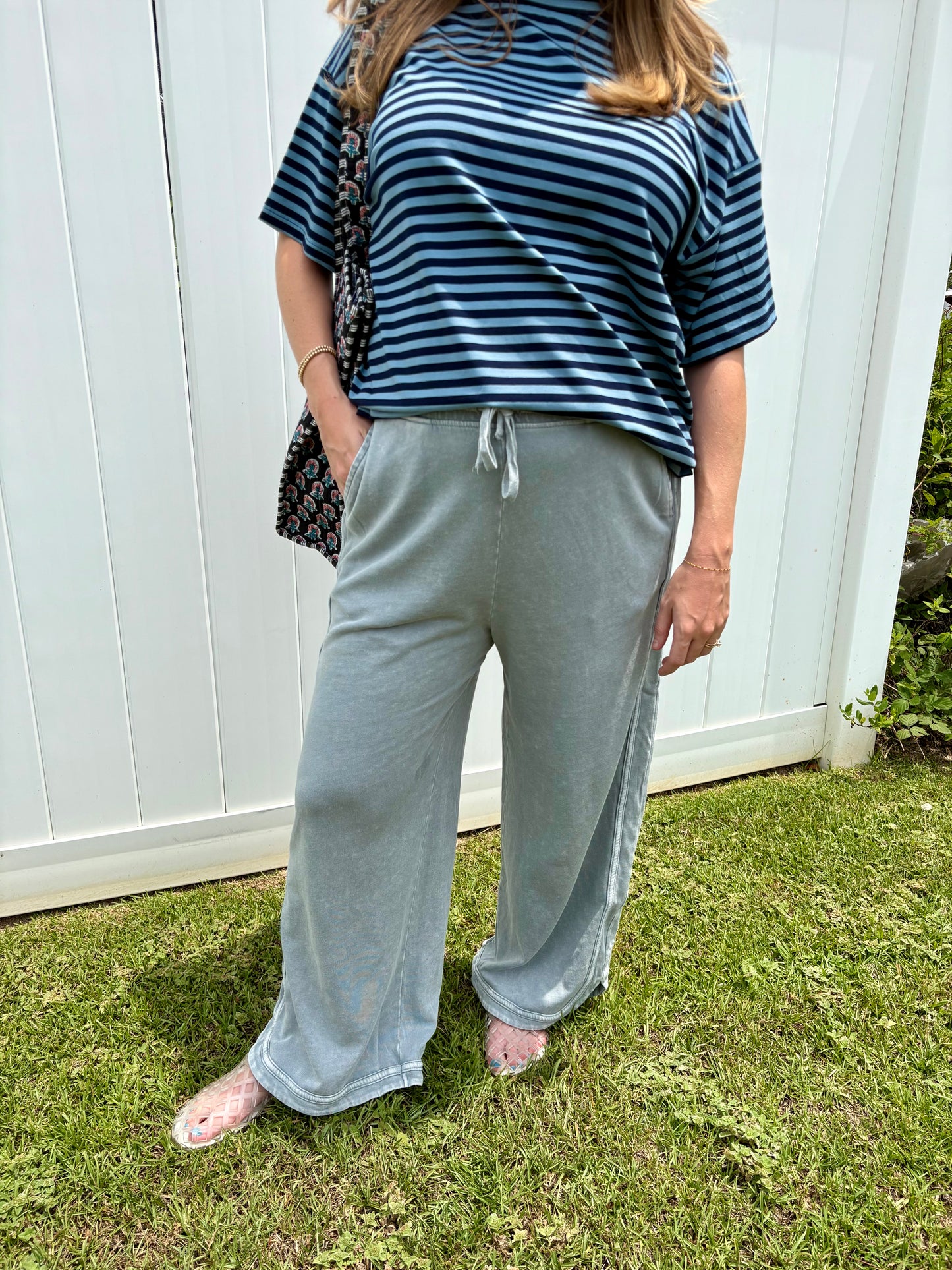 Denim Washed Pants