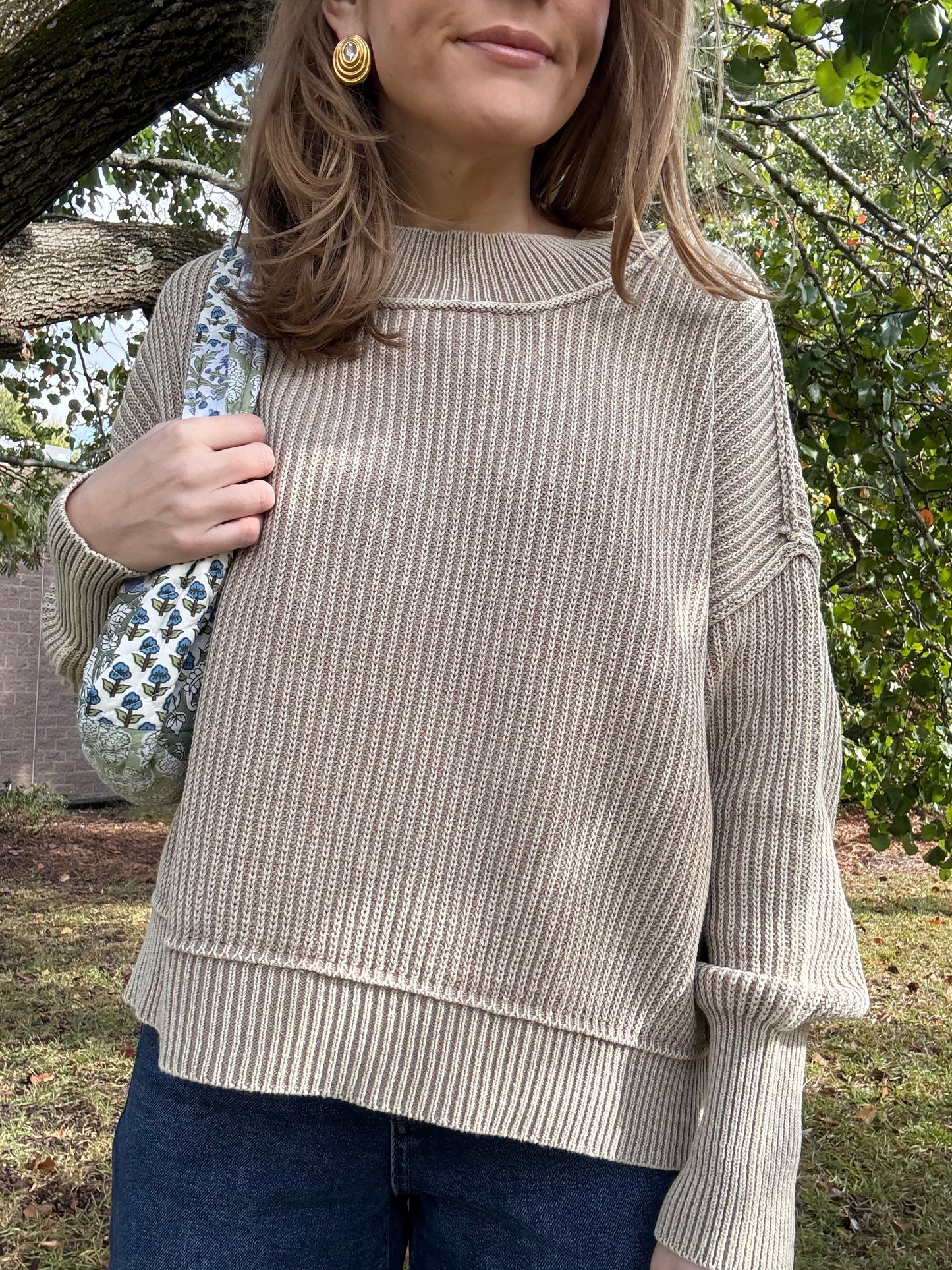 Ophelia Light Mocha Sweater