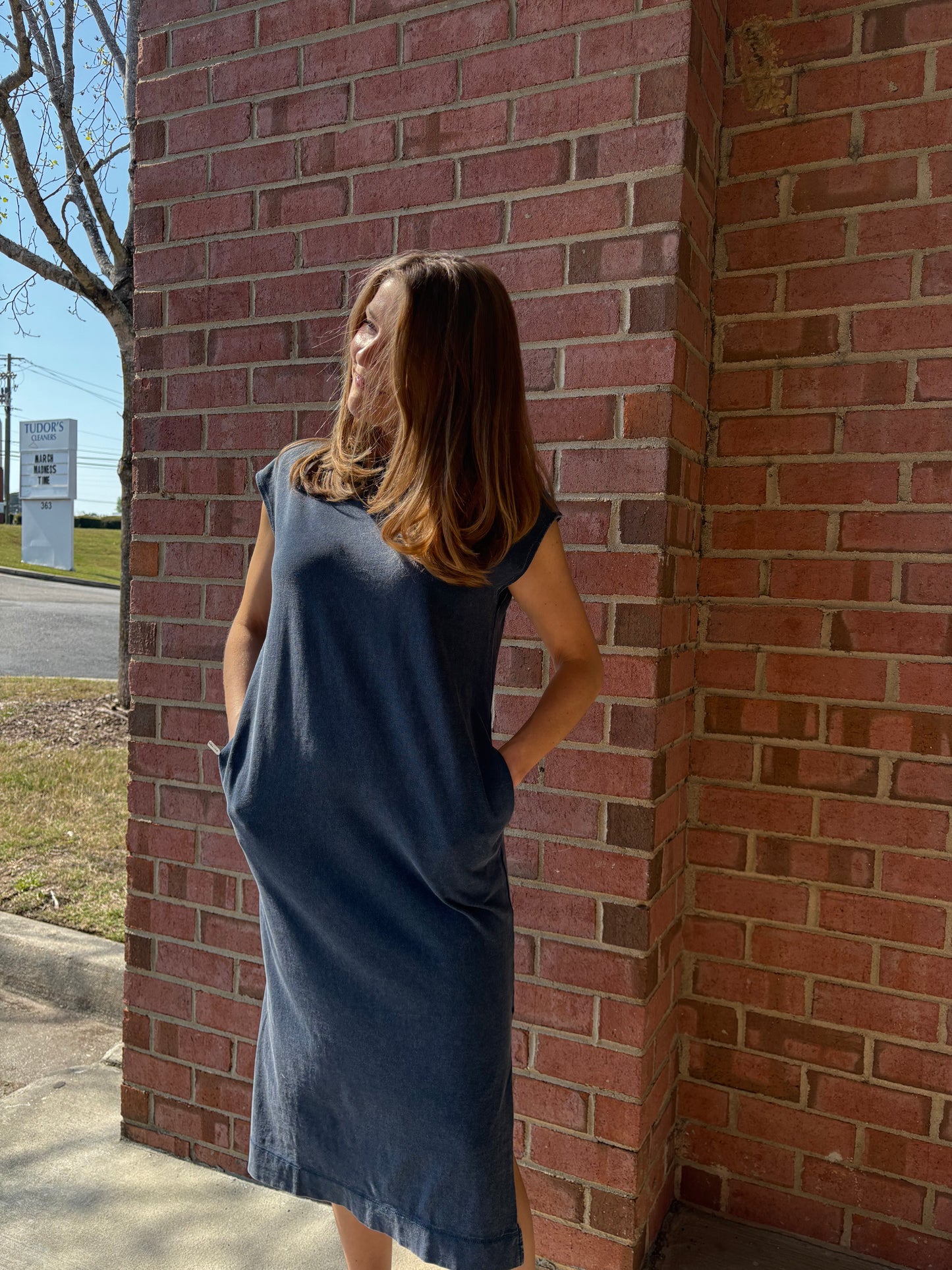 Mineral Washed Midi Dresses