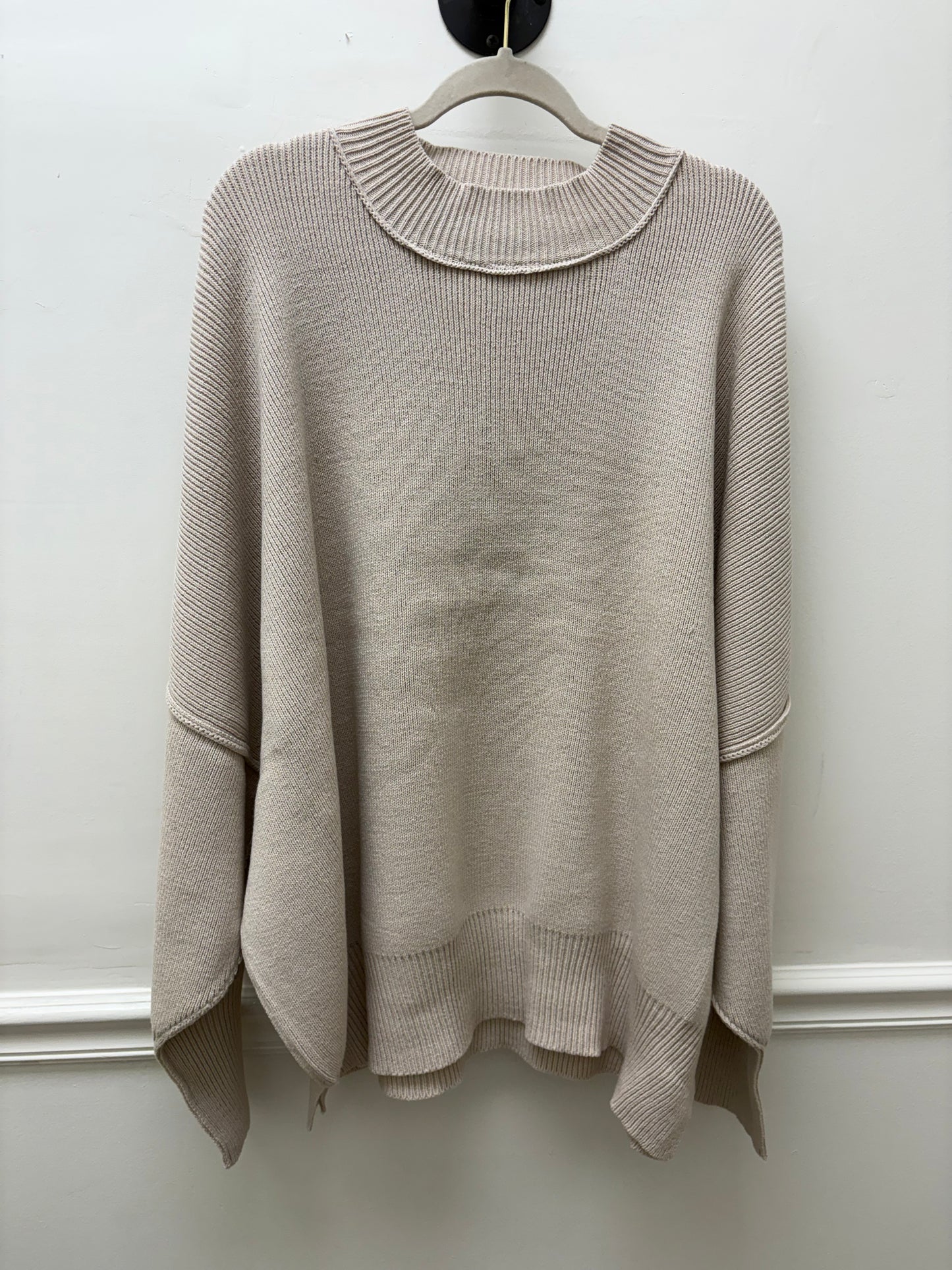 Margot Beige Oversized Sweater