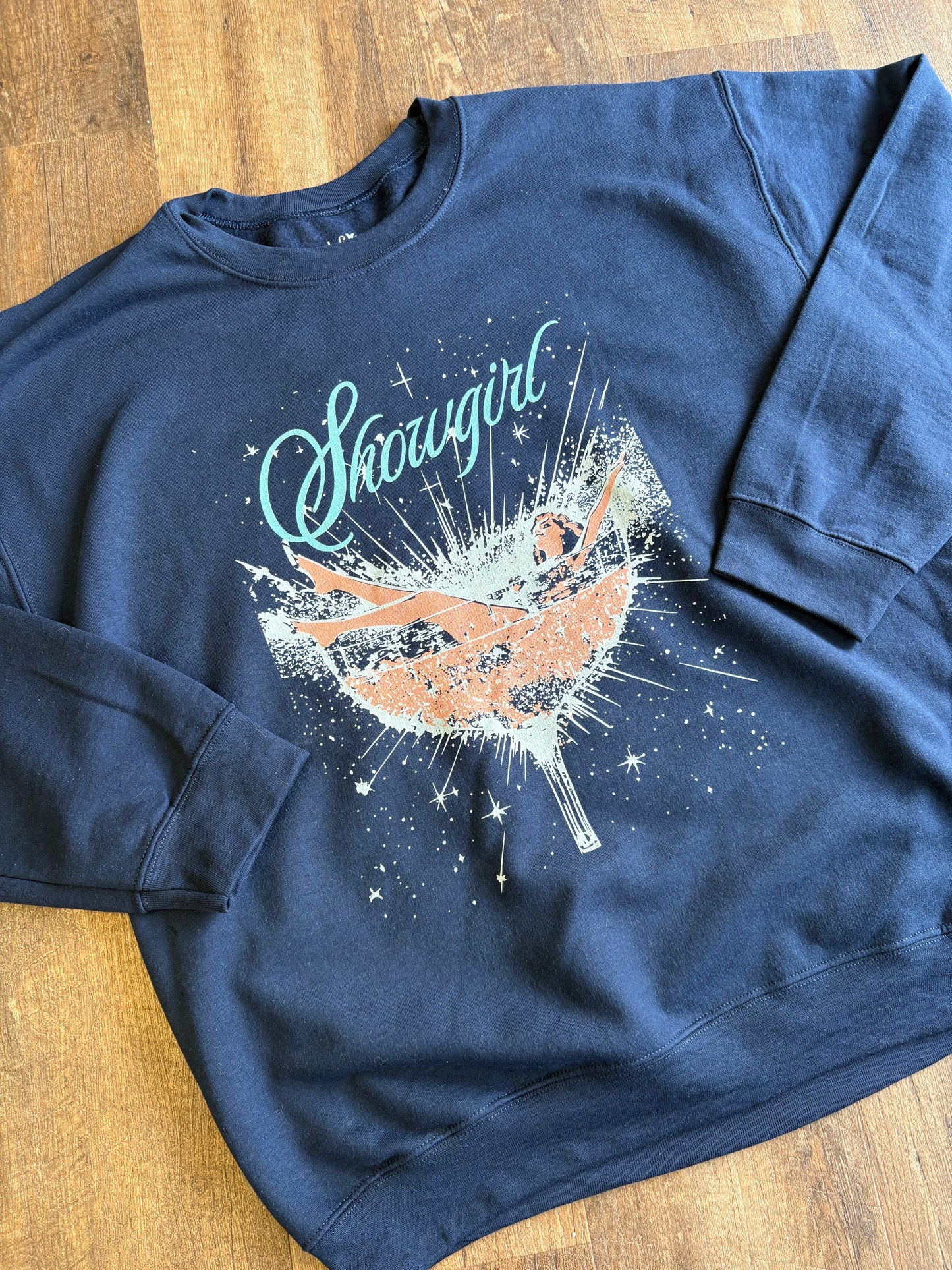 Showgirl Navy Crewneck