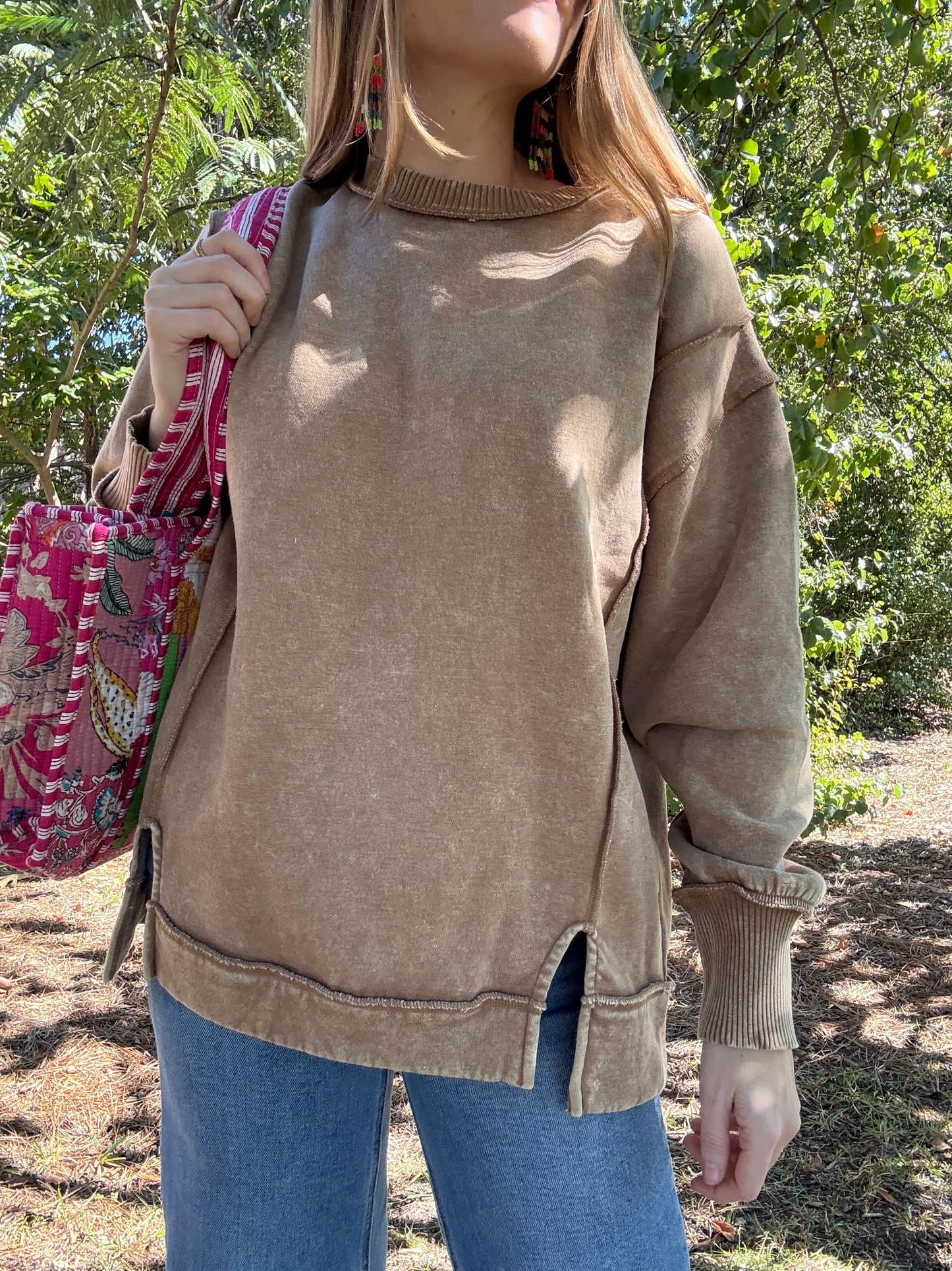 Cait Camel Pullover
