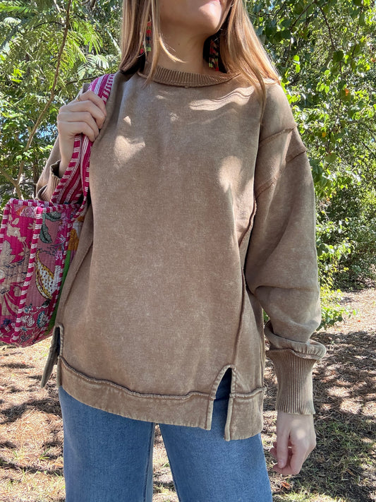 Cait Camel Pullover