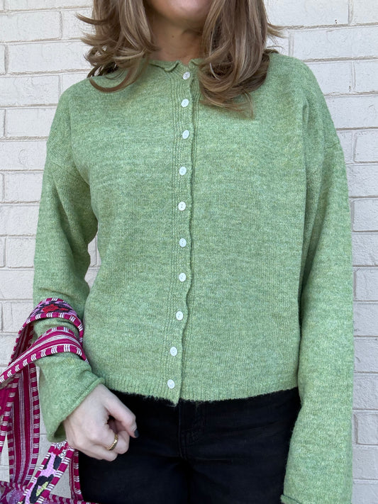 Jacie Basil Cardigan