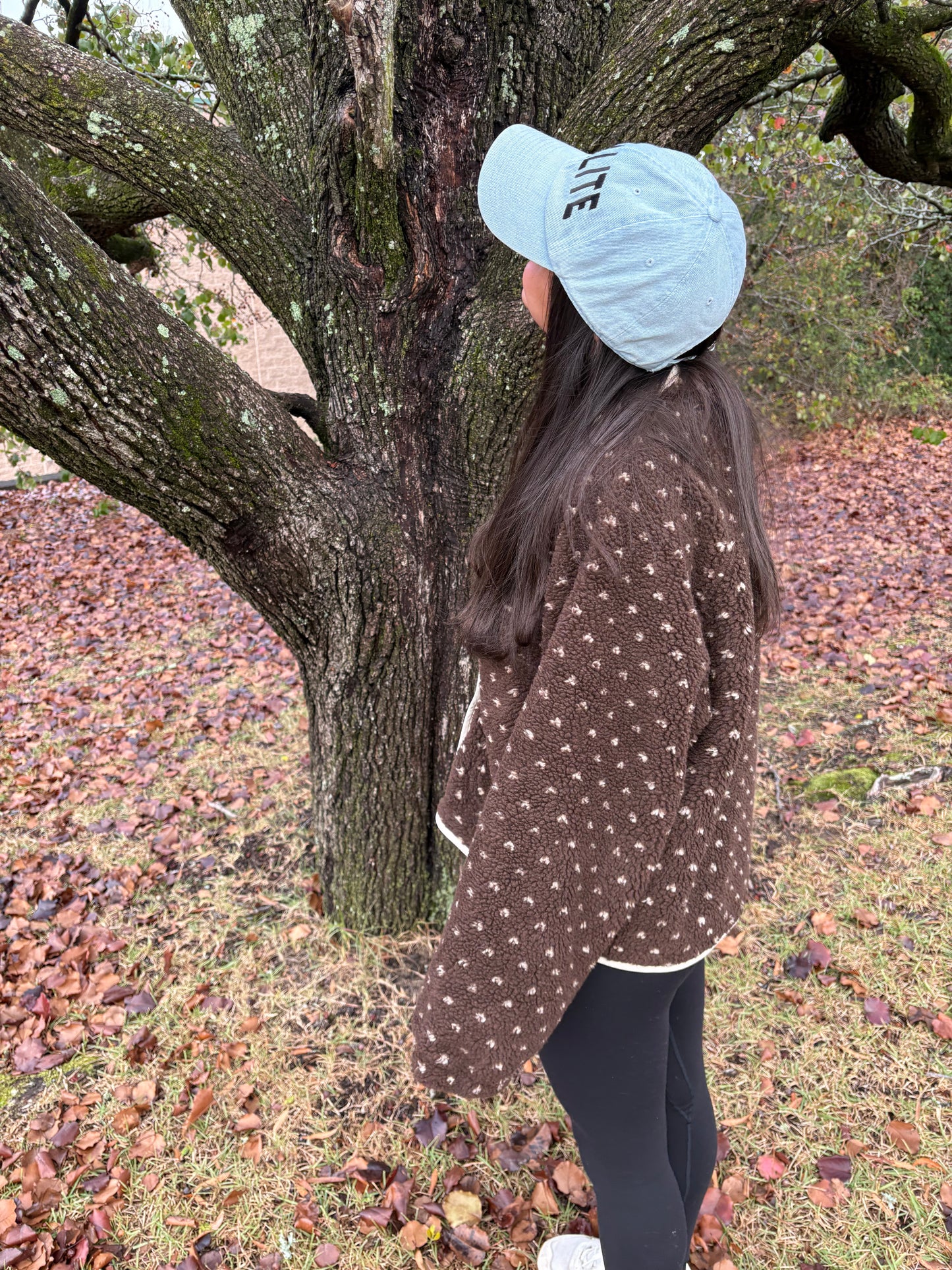 Brown Fleece Puffer Jacket