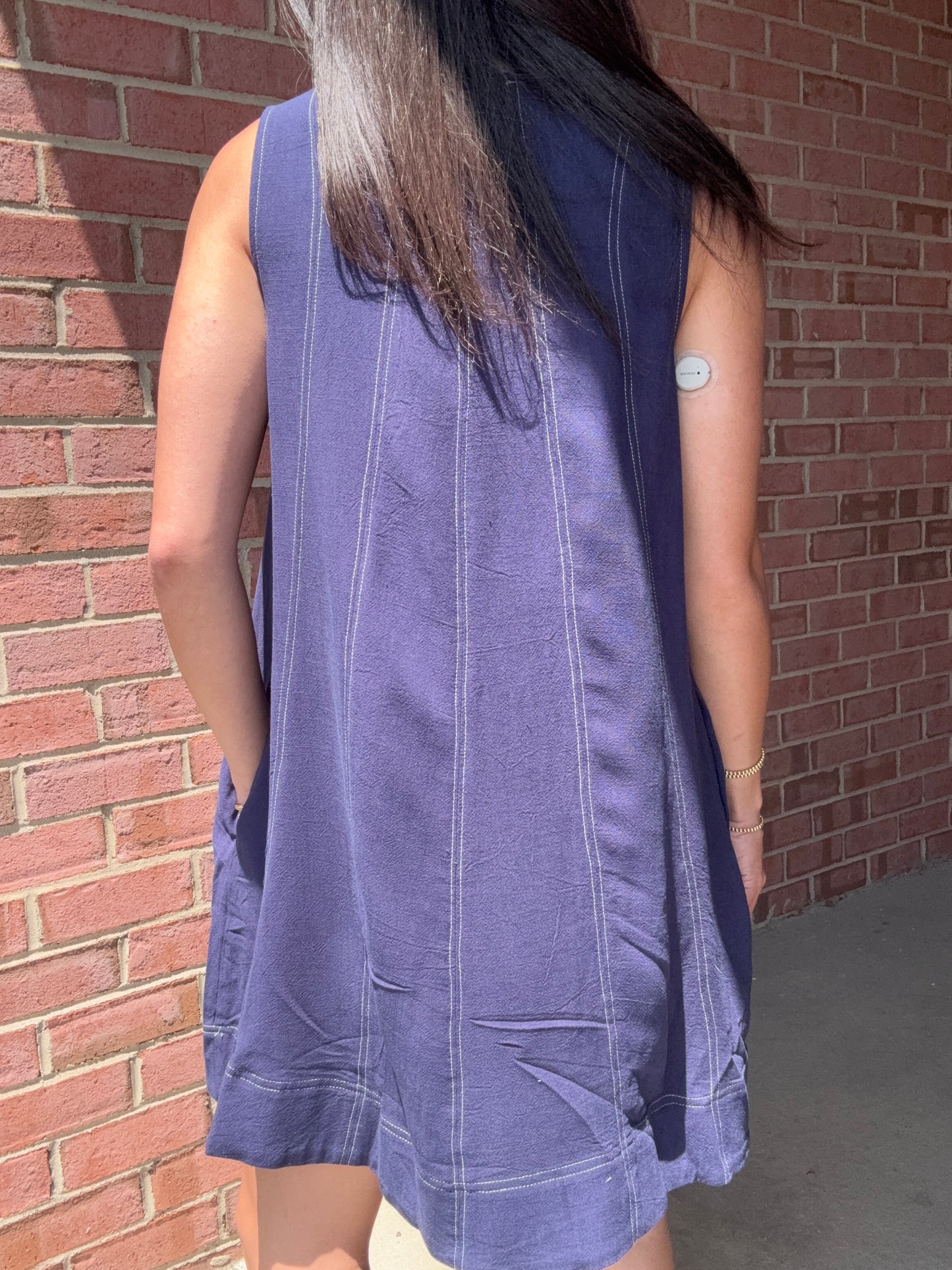 Navy Mini Dress